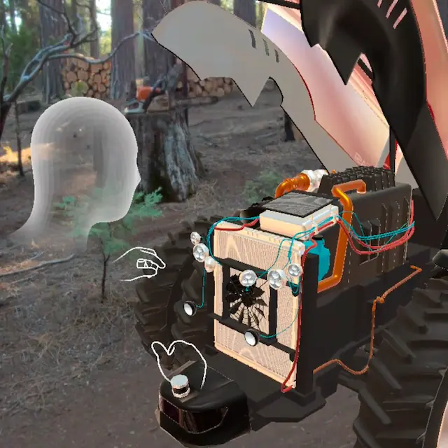 Presentación interactiva de un producto en Realidad Virtual: el usuario desarma y explora un equipo en 3D